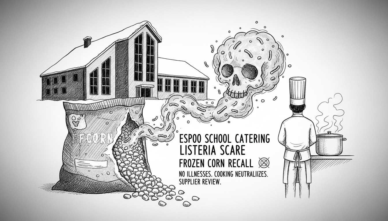 Listeria Scare in Espoo School Catering Prompts Frozen Corn Recall