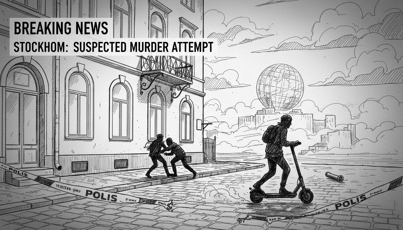 Suspected Murder Attempt in Stockholm's Östermalm District
