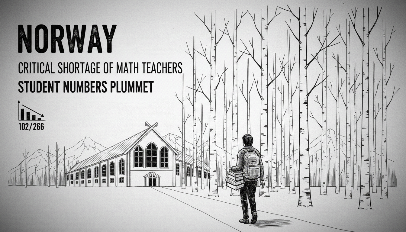 Norway Faces Critical Shortage of Math Teachers as Student Numbers Plummet