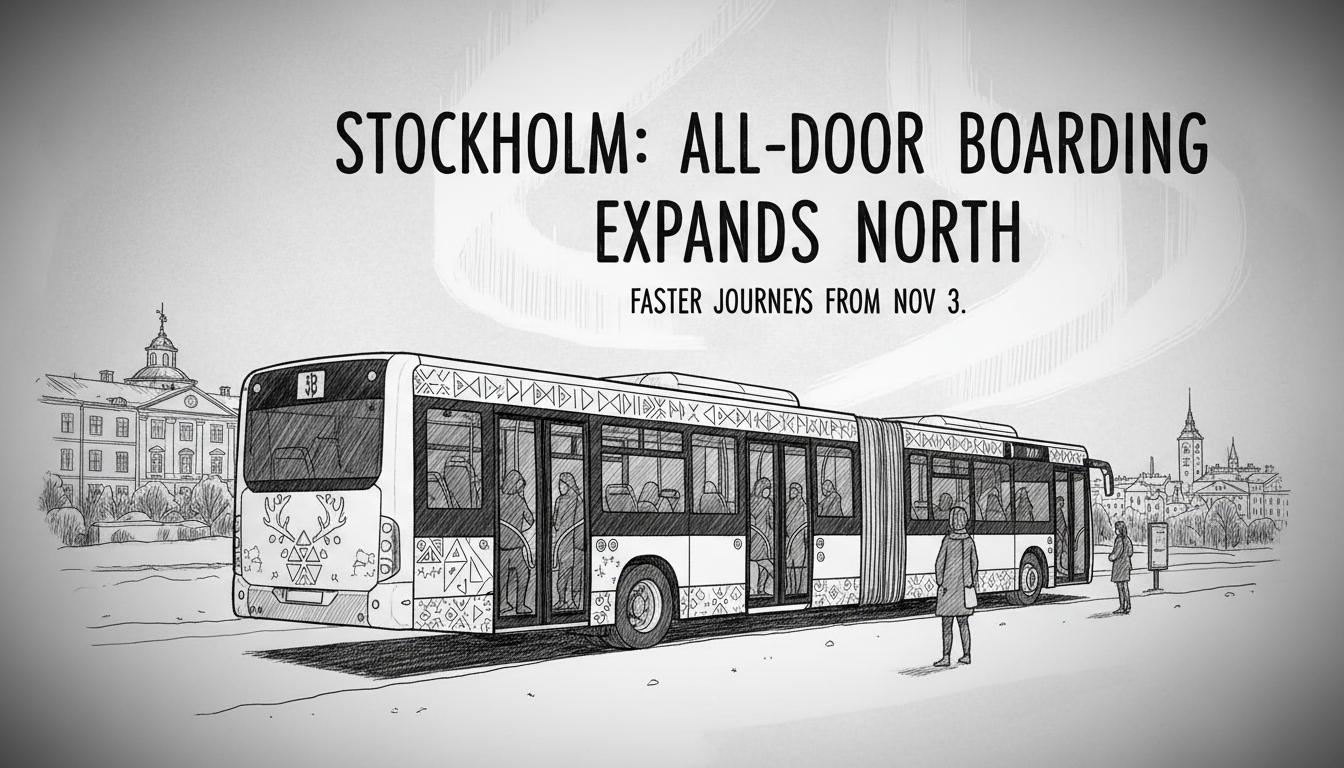 Stockholm Expands All-Door Boarding to Northern Suburbs