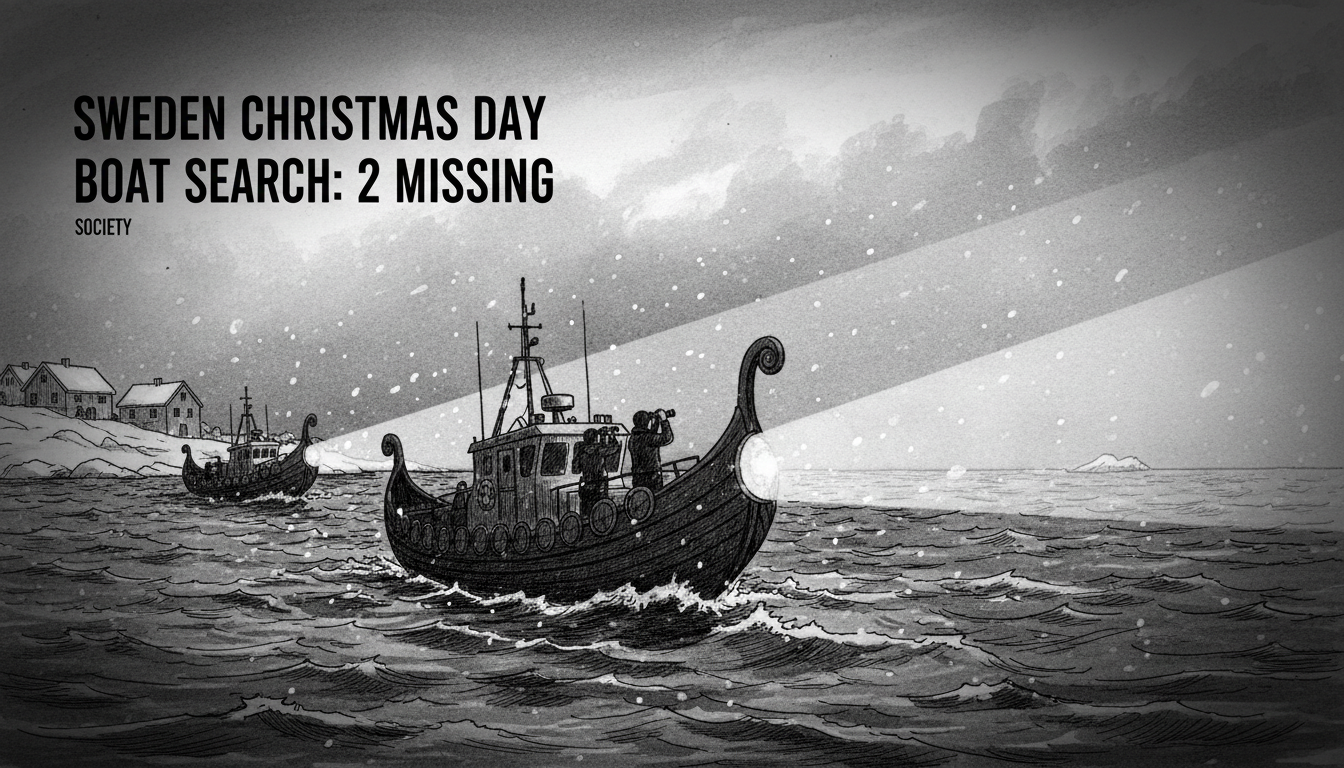 Sweden's Christmas Day Boat Search: 2 Missing