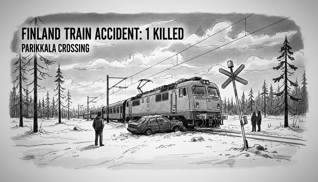 Finland Train Accident: 1 Killed at Parikkala Crossing