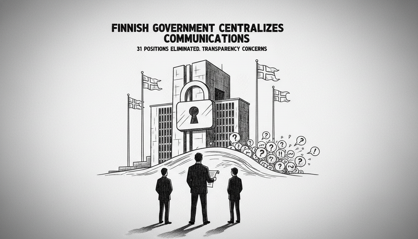 Finnish Government Centralizes Communications with Major Staff Reductions