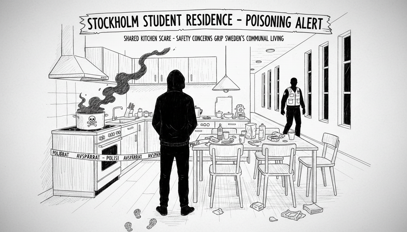 Poisoning Alert at Stockholm Student Residence Sparks Safety Concerns