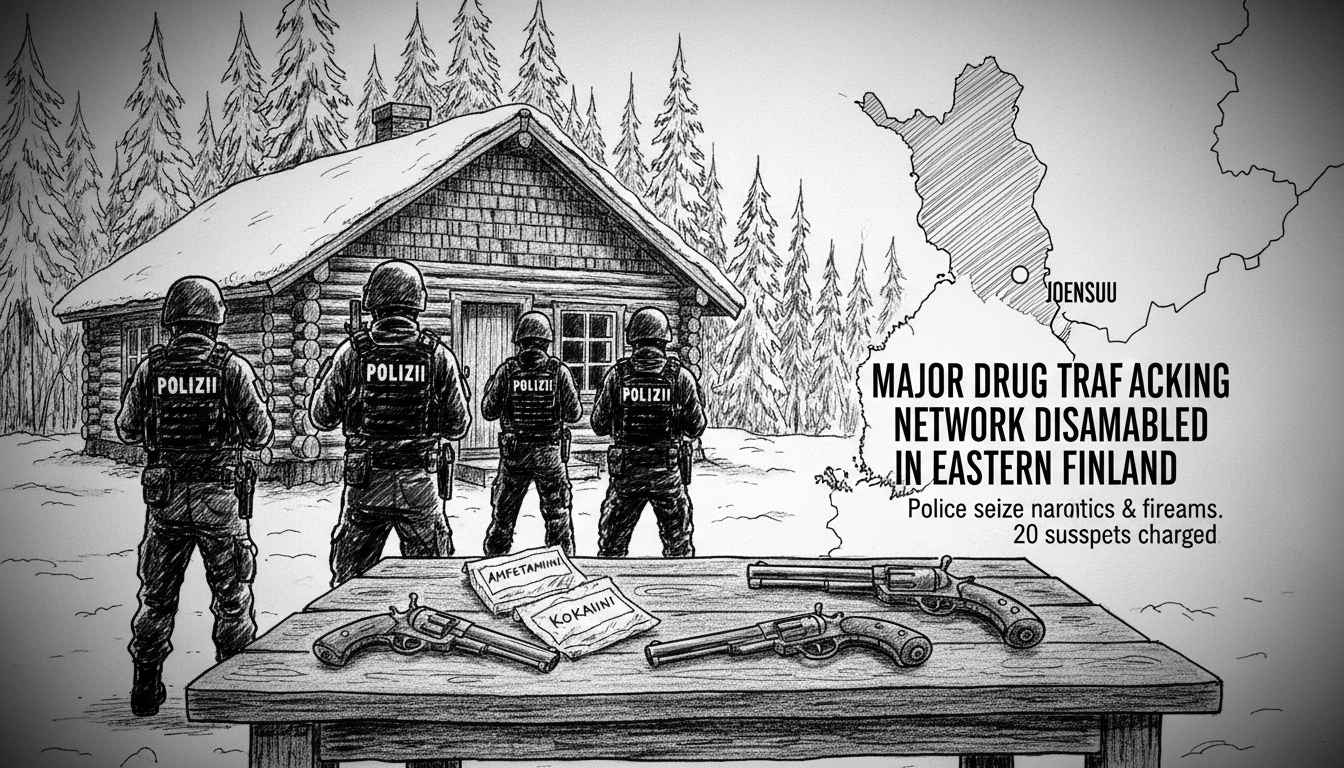 Major Drug Trafficking Network Dismantled in Eastern Finland