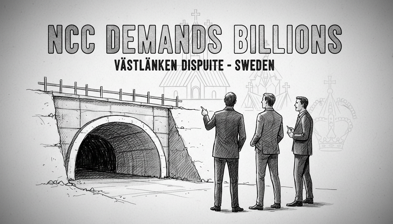 Sweden's NCC Demands Billions in Västlänken Dispute