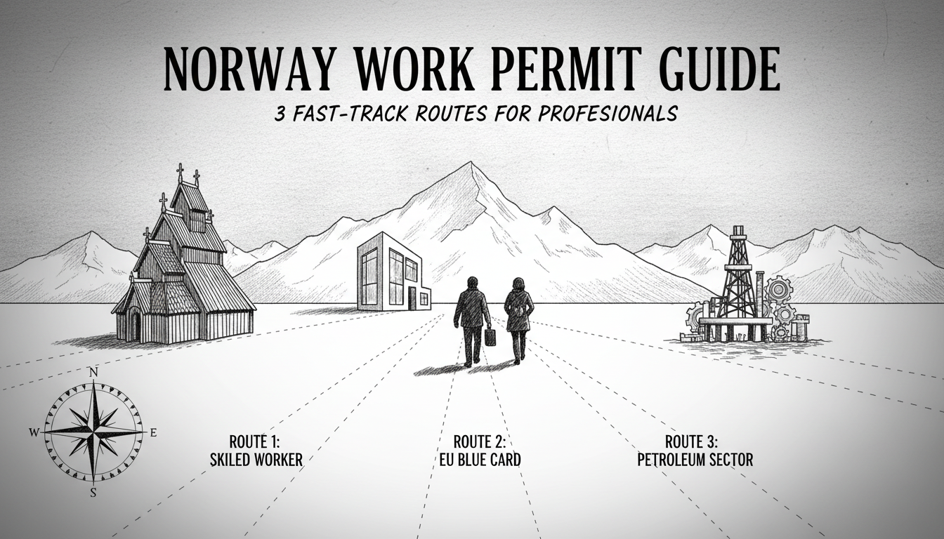 Norway Work Permit Guide: 3 Fast-Track Routes for Professionals