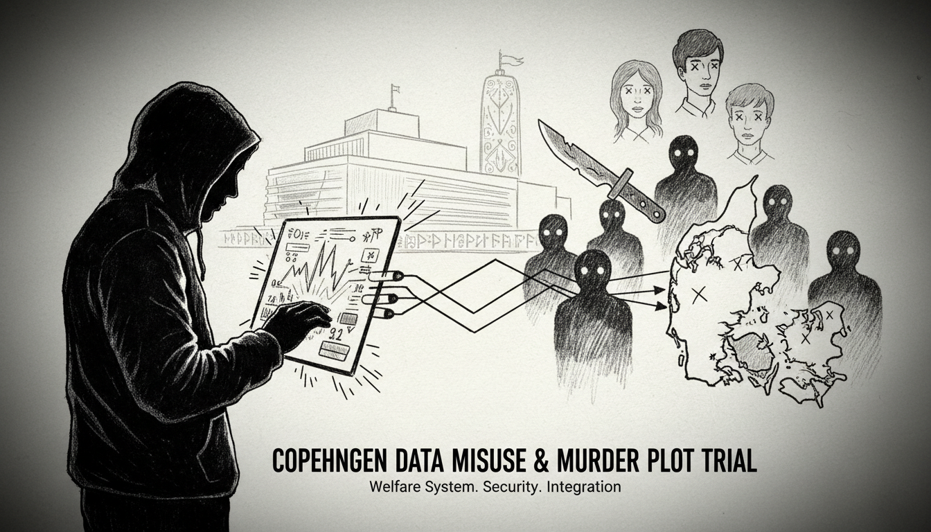 Copenhagen Student Worker Faces Trial for Data Misuse and Murder Plot
