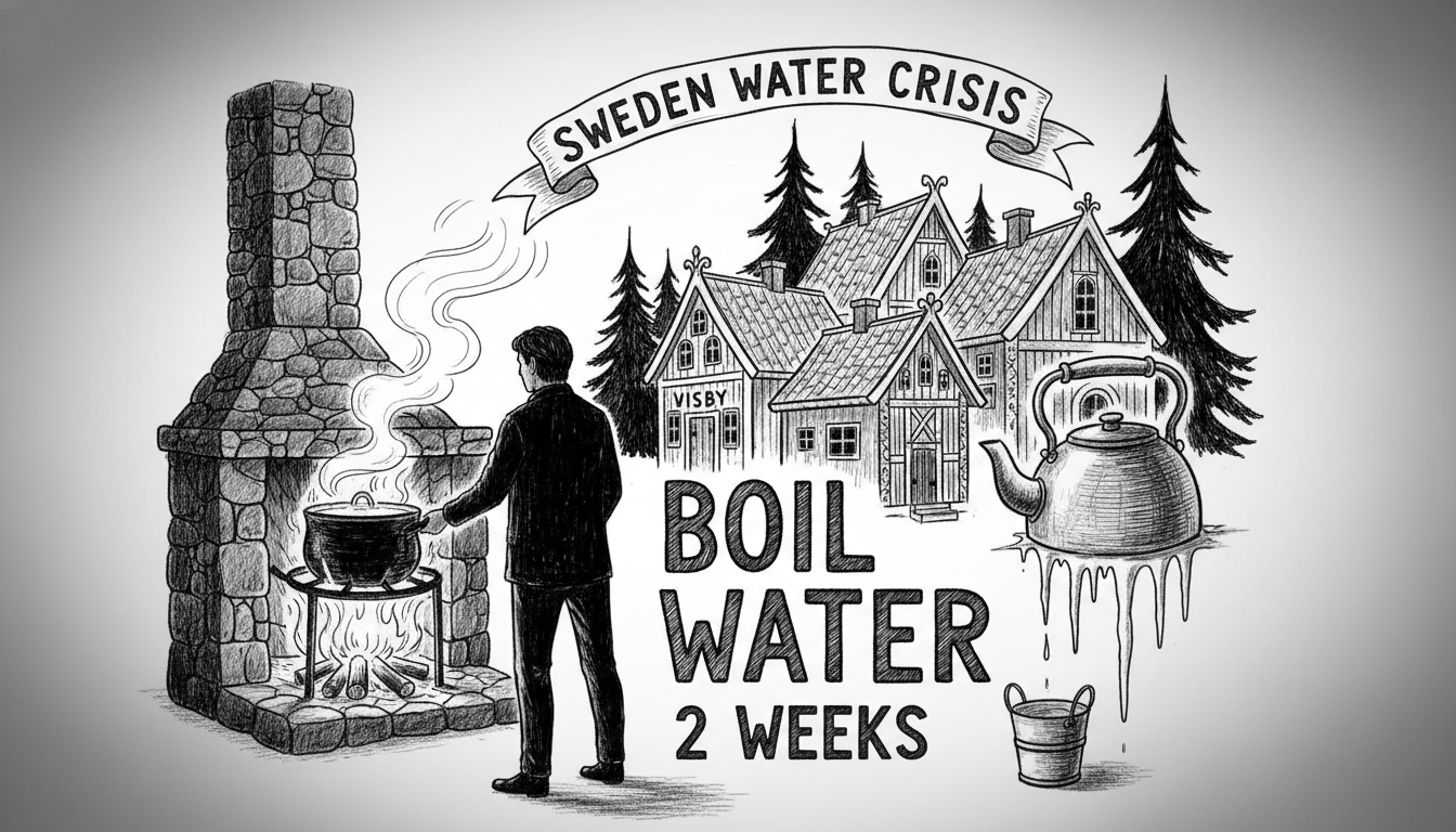 Sweden Water Crisis: Visby's 2-Week Boil Order