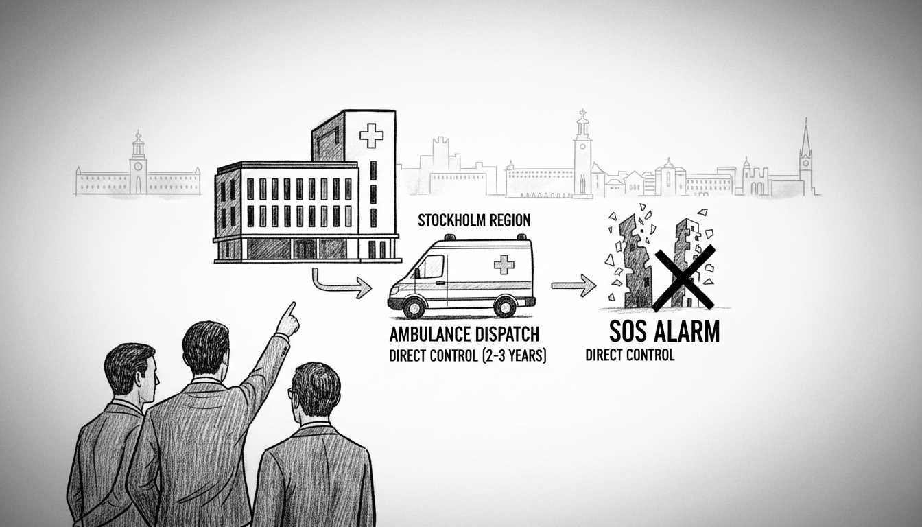 Stockholm Region Takes Control of Ambulance Dispatch Services