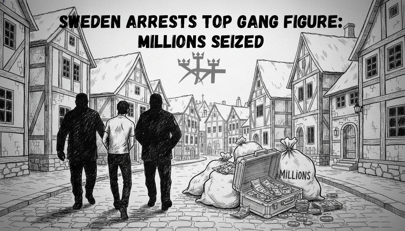 Sweden Arrests Top Gang Figure: Millions Seized