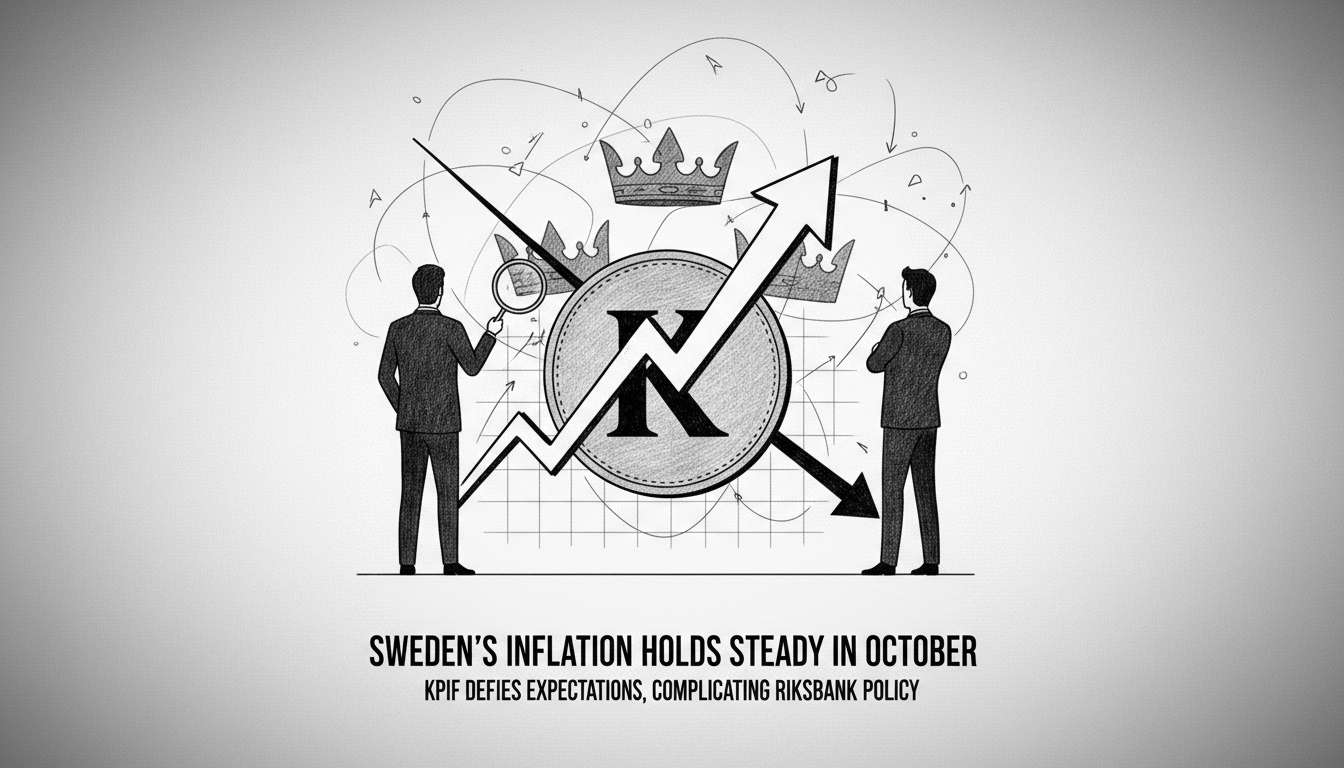 Sweden's Inflation Holds Steady in October