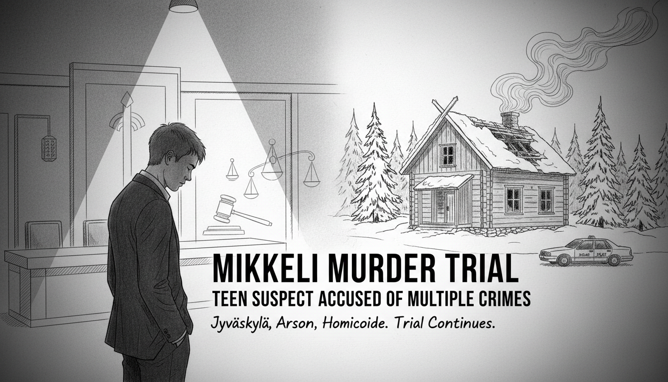 Mikkeli Murder Trial Begins for Teen Suspect Accused of Multiple Crimes