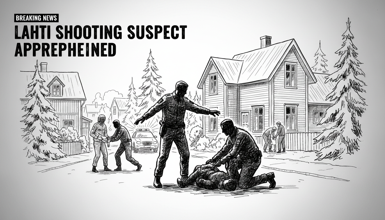 Shooting in Lahti Ends with Suspect Apprehended