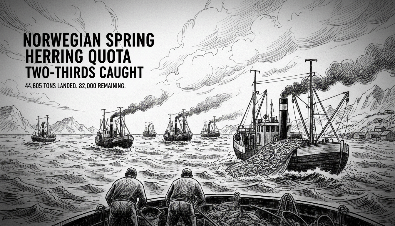 Two-Thirds of Norwegian Spring Herring Quota Caught