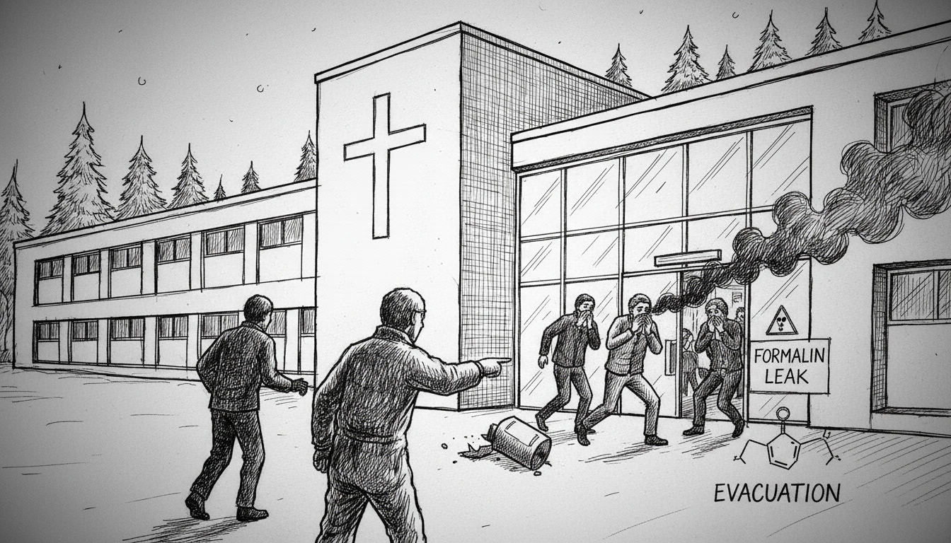 Finland Hospital Lab Evacuated: Formalin Leak Scare