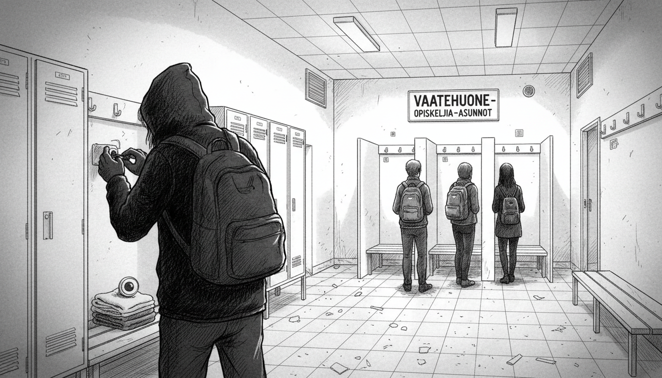 Hidden Cameras Found in Student Apartment Changing Room