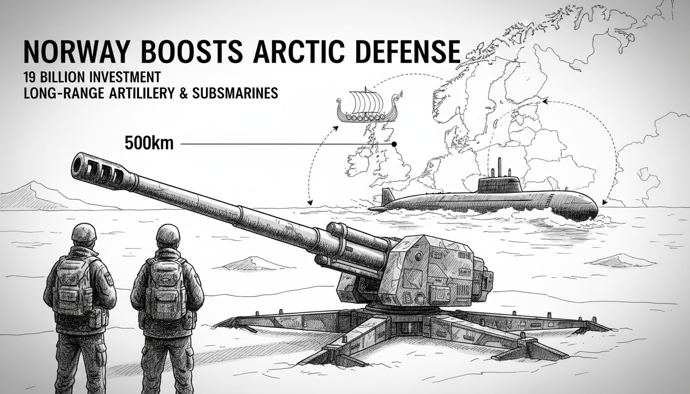 Norway Invests Billions in Long-Range Artillery and Submarines
