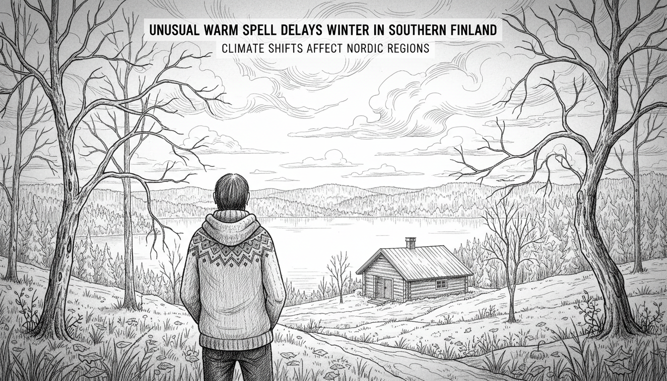 Unusual Warm Spell in Southern Finland Delays Winter Arrival