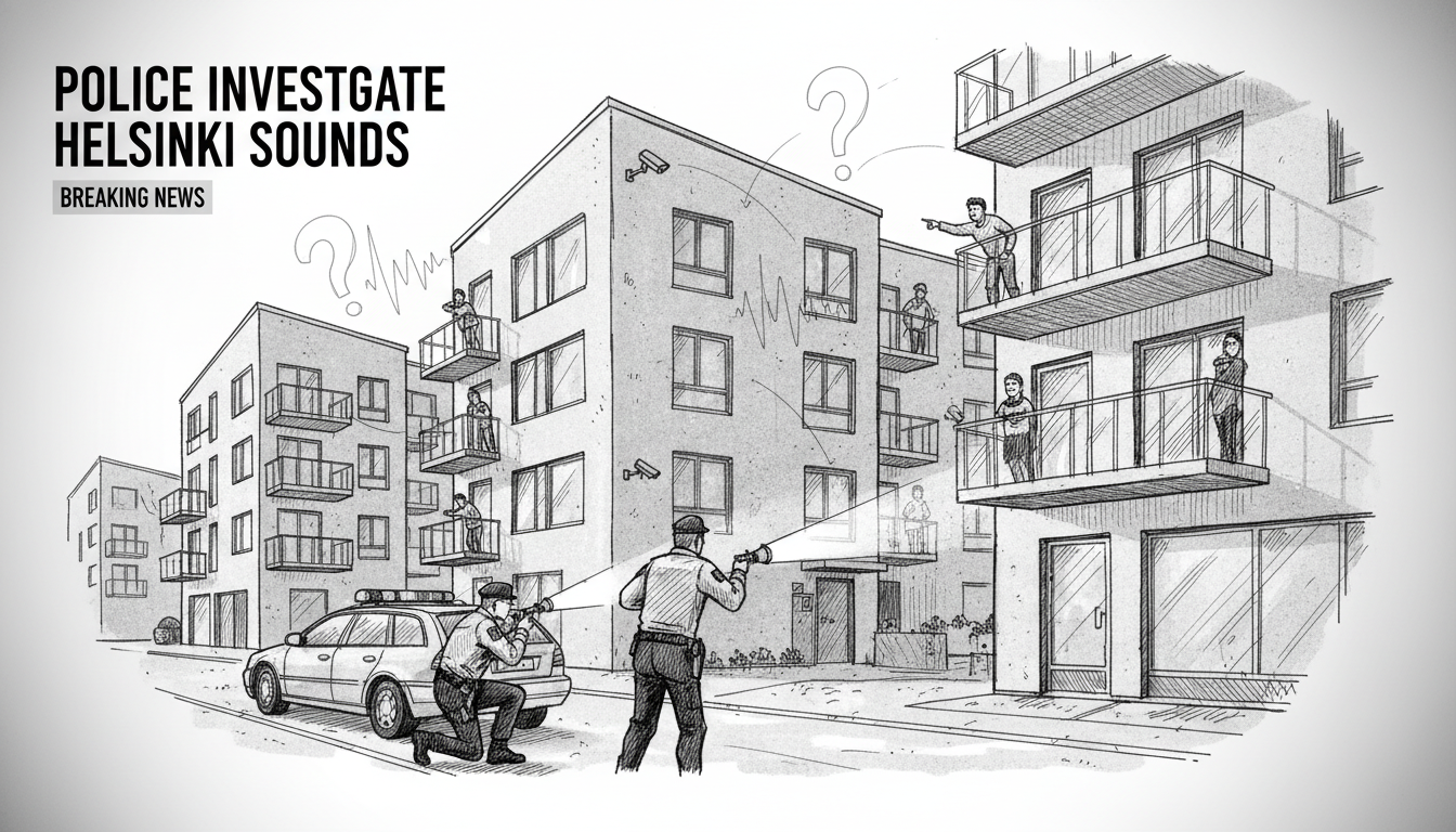 Police Respond to Reports of Gunshot-Like Sounds in Helsinki District