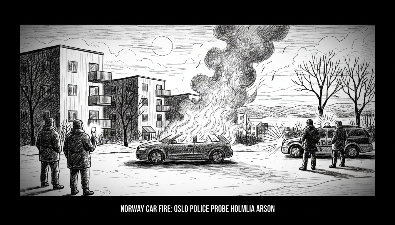 Norway Car Fire: Oslo Police Probe Holmlia Arson