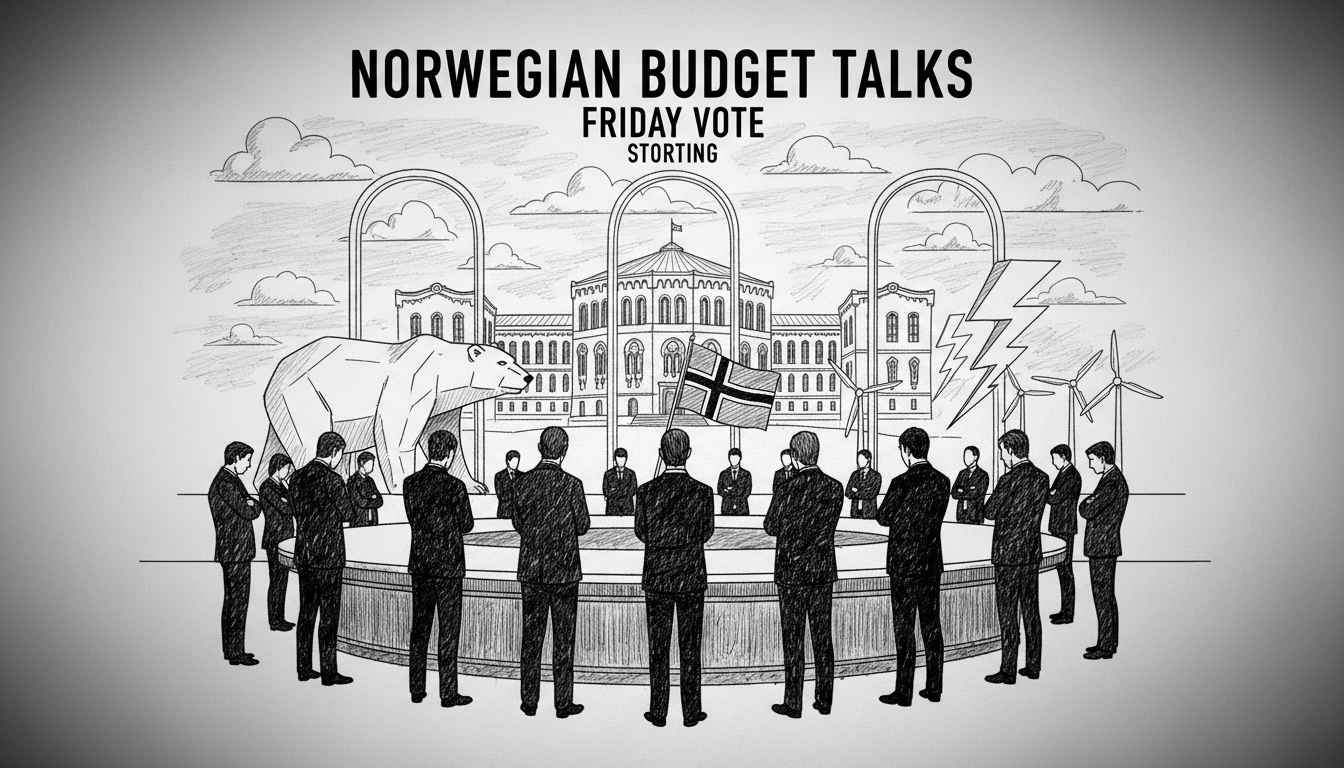 Norwegian Budget Talks Continue as Storting Aims for Friday Vote