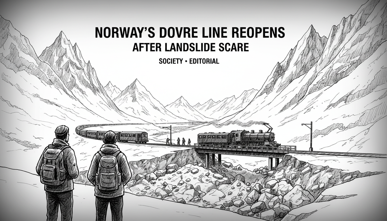 Norway's Dovre Line Reopens After Landslide Scare