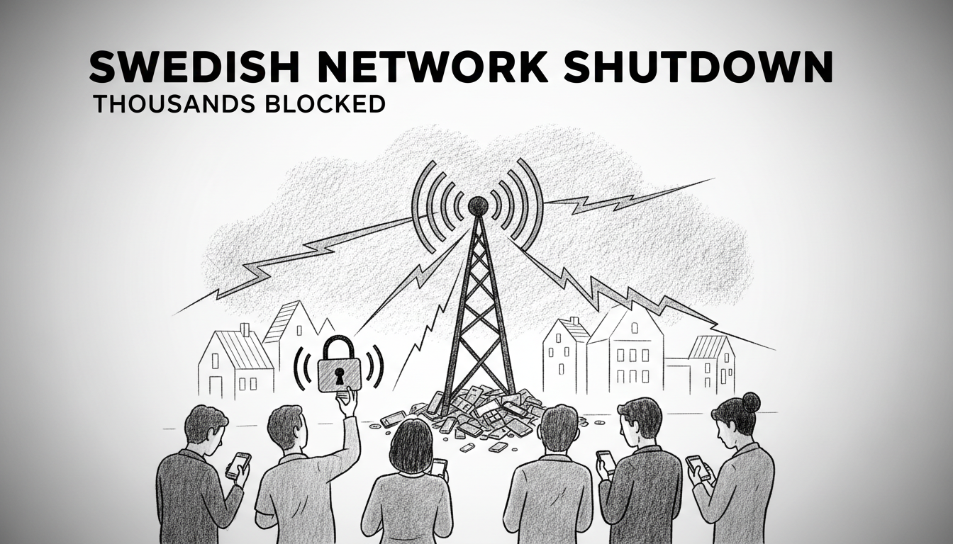Swedish Mobile Network Shutdown Blocks Tens of Thousands of Phones