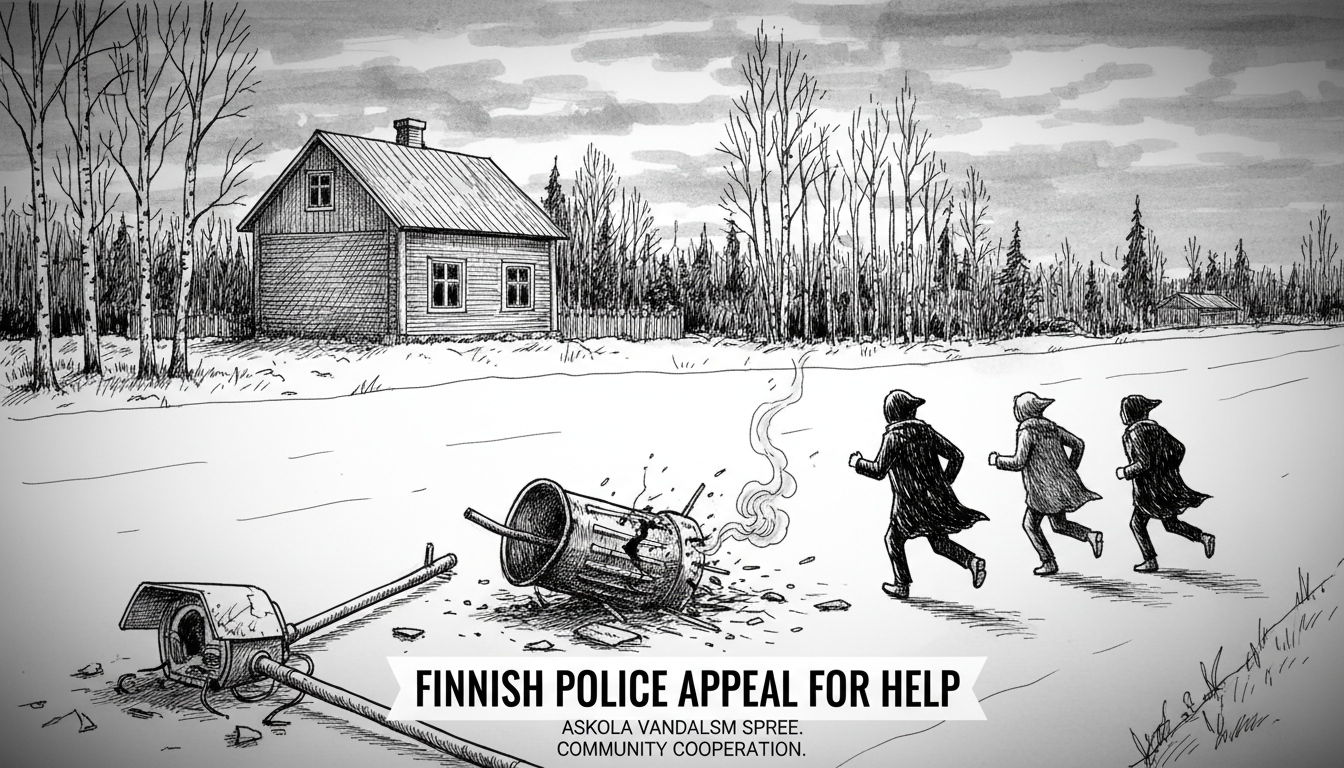 Finnish Police Appeal for Public Help After Vandalism Spree in Askola