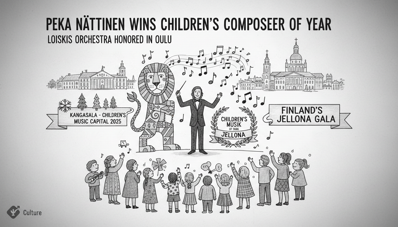 Pekka Nättinen Wins Children's Music Composer of the Year Award