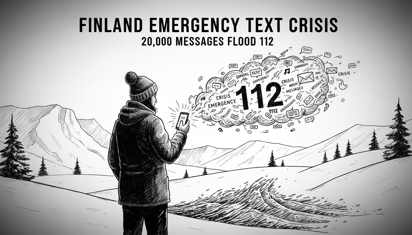 Finland Emergency Text Crisis: 20,000 Messages Flood 112