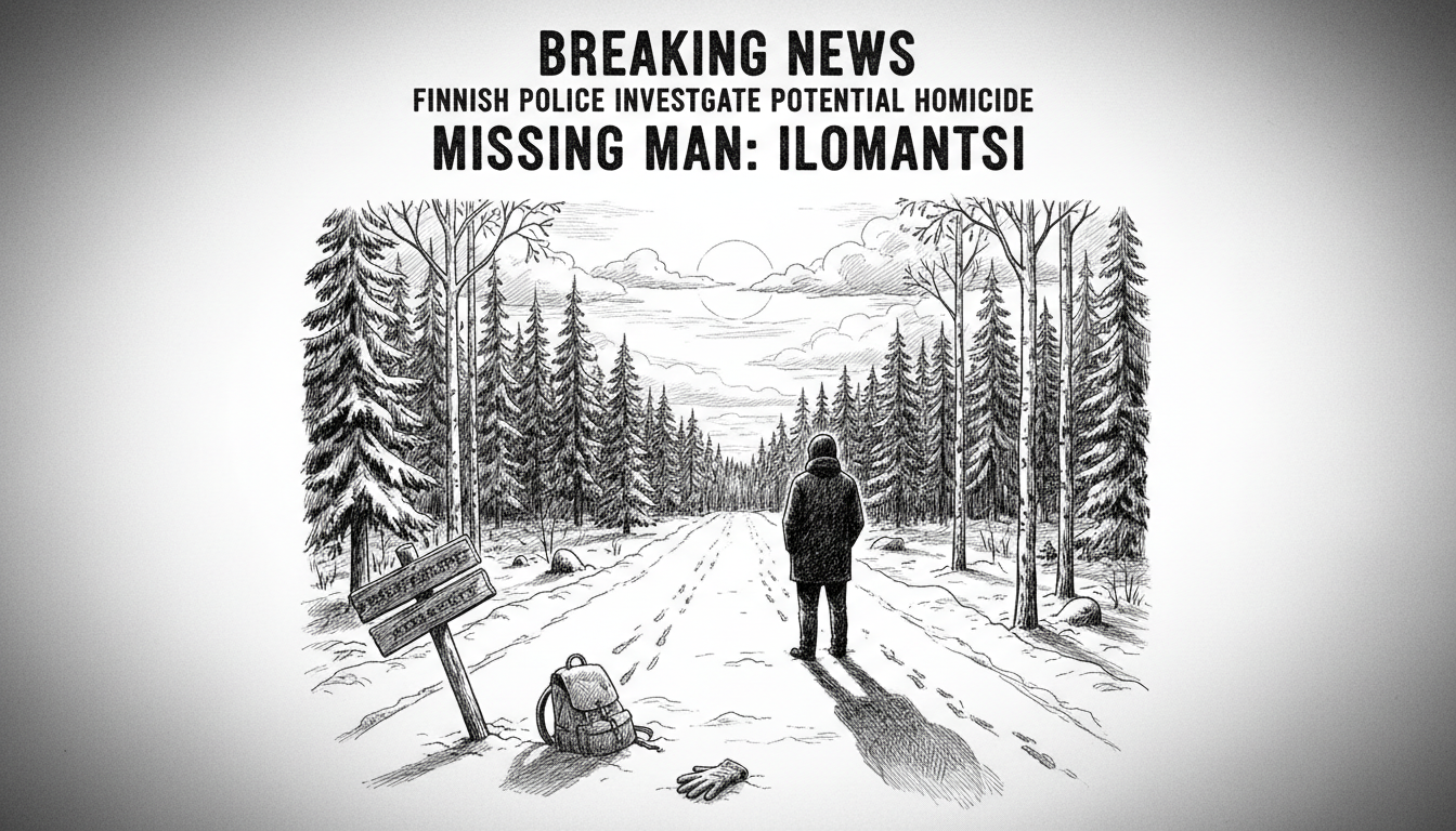 Finnish Police Investigate Missing Man Case as Potential Homicide