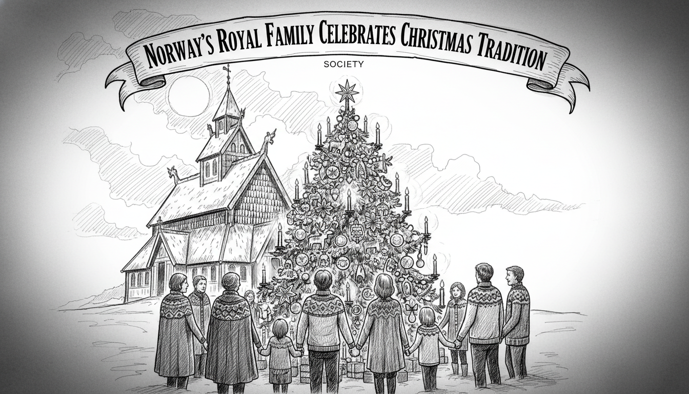 Norway's Royal Family Celebrates Christmas Tradition
