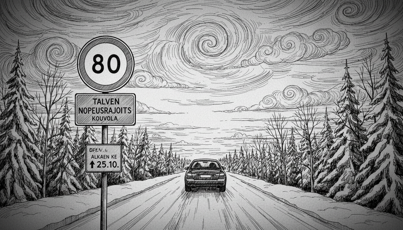 Winter Speed Limits Take Effect in Kouvola This Week