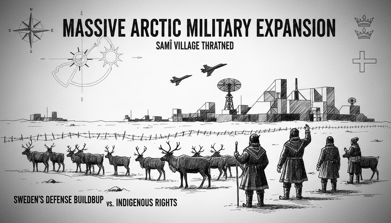 Massive Military Expansion in Arctic Sweden Threatens Sami Village