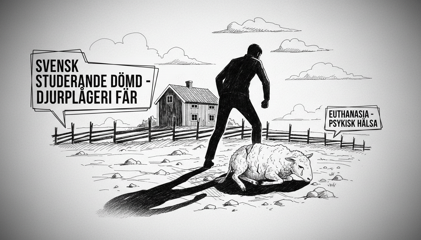 Swedish Student Convicted for Severe Animal Cruelty Against Sheep