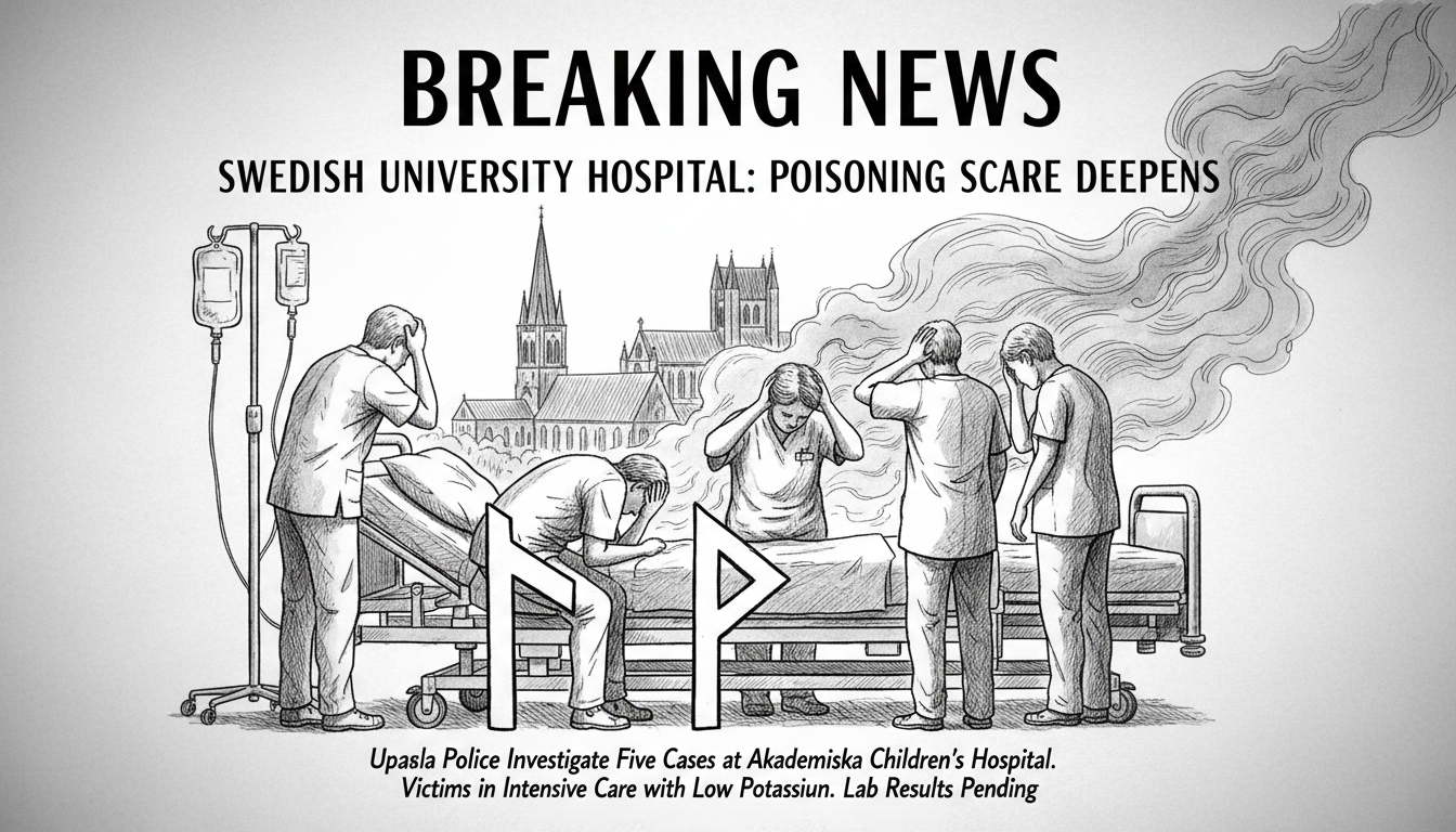 Fifth Suspected Poisoning Case at Swedish University Hospital