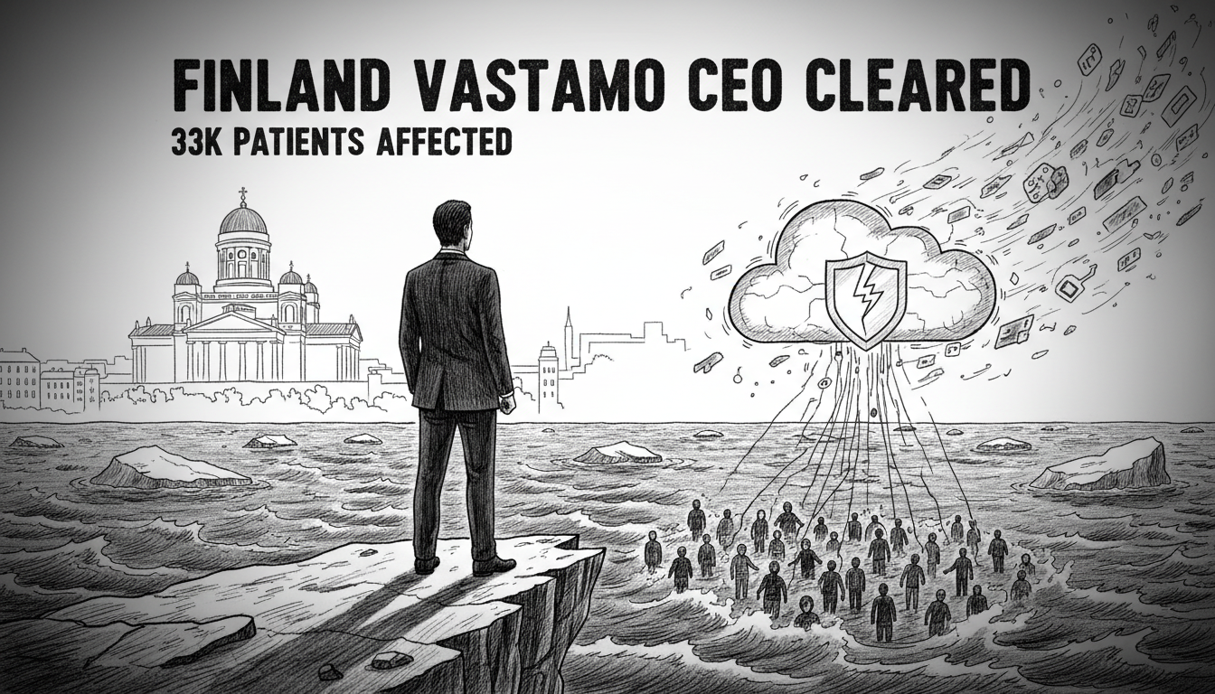 Finland Vastaamo CEO Cleared: 33K Patients Affected