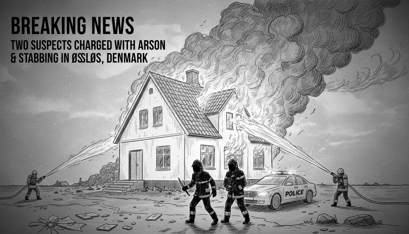 Two Suspects Charged with Arson and Stabbing in Øsløs