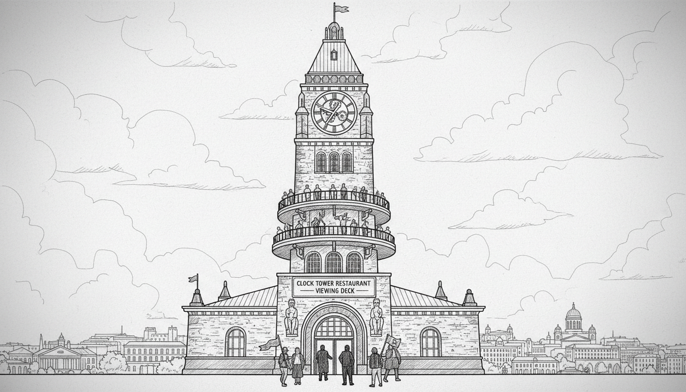 Historic Helsinki Clock Tower Opens to Public with Restaurant and Viewing Deck