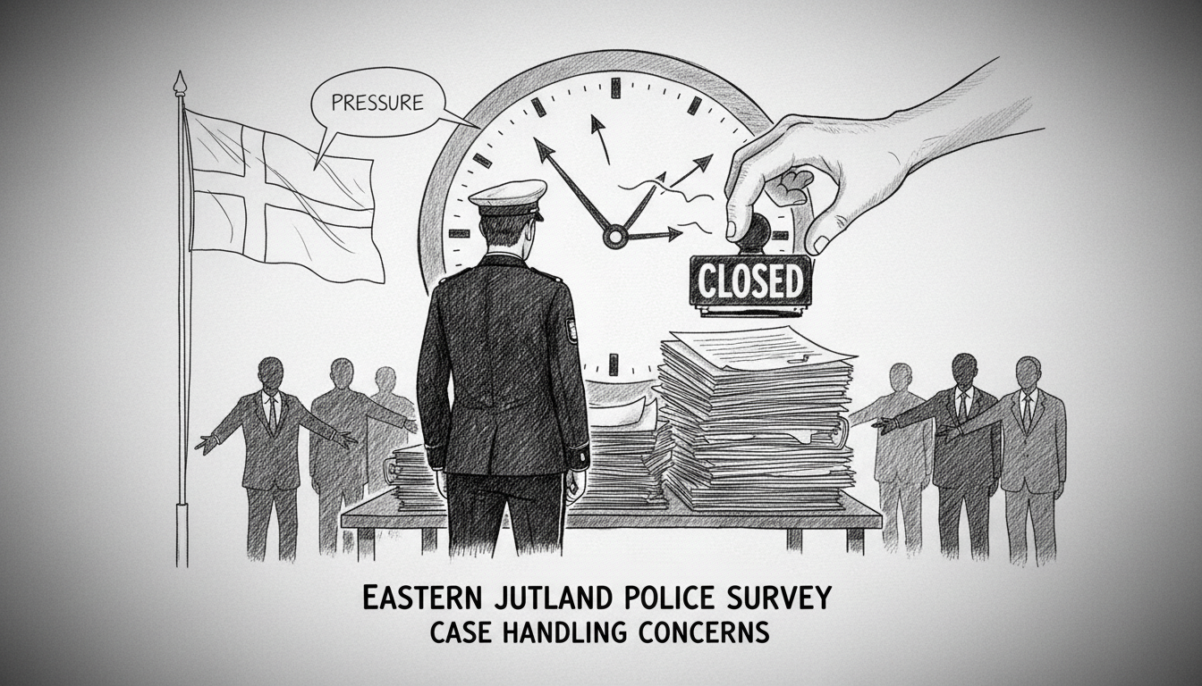 Eastern Jutland Police Survey Reveals Case Handling Concerns