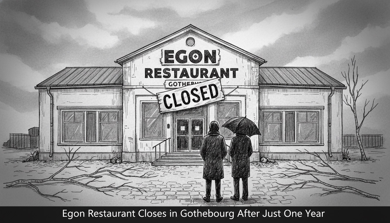 Restaurant Egon Closes in Gothenburg After Just One Year