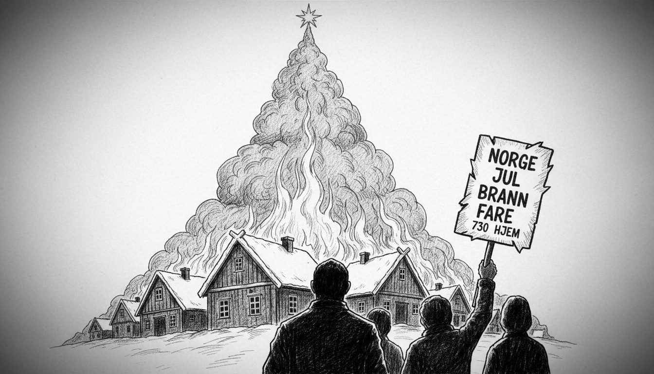 Norway's Christmas Fire Warning: 730 Home Blazes