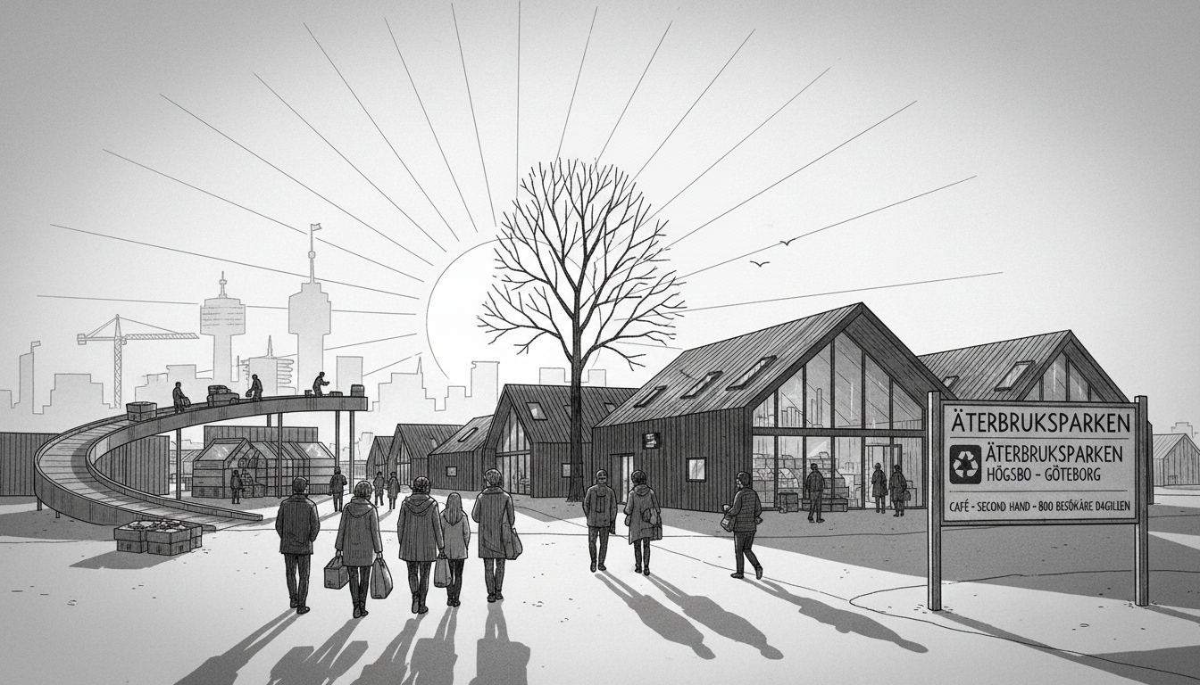 New Recycling Park in Gothenburg's Högsbo to Serve Hundreds Daily