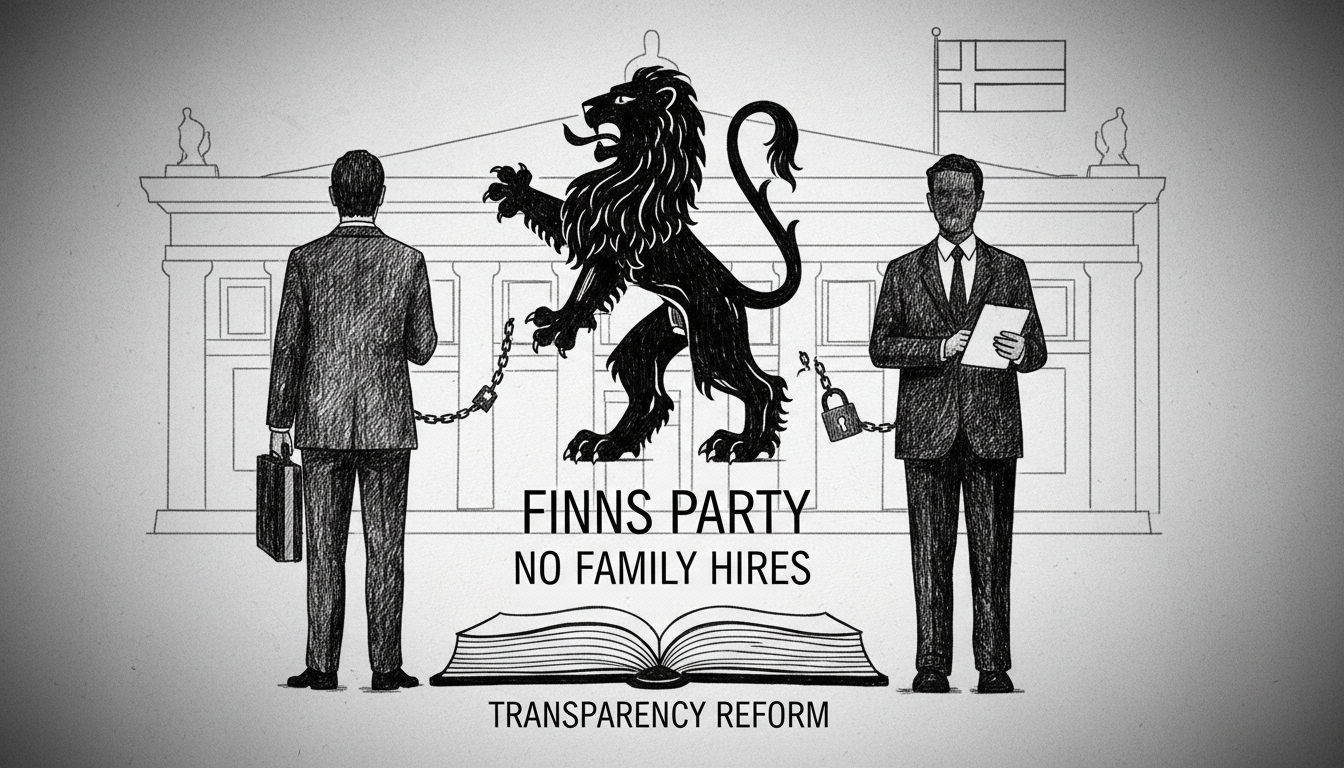 Finns Party Bans Hiring Family Members as Parliamentary Assistants