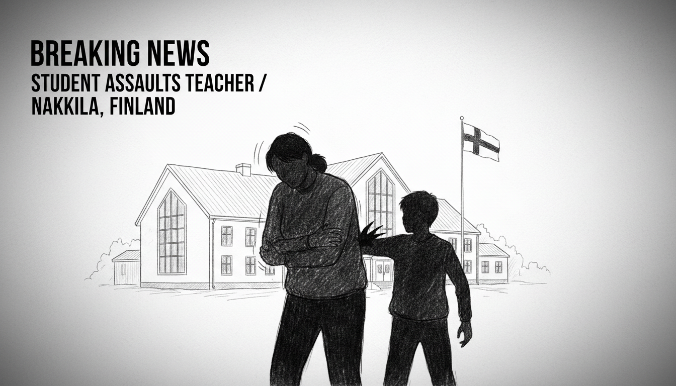 Student Suspected of Assaulting Teacher at Finnish School