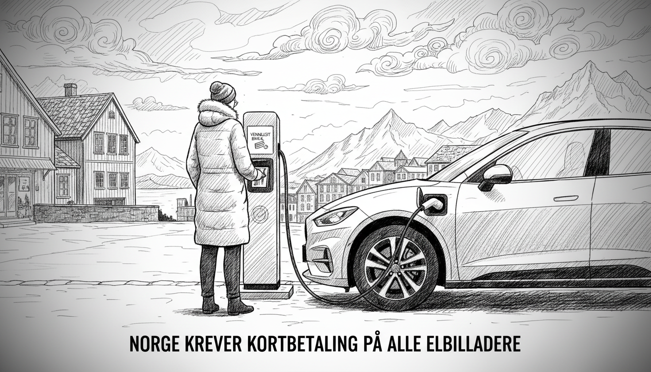 Norway Mandates Bank Cards At All EV Chargers