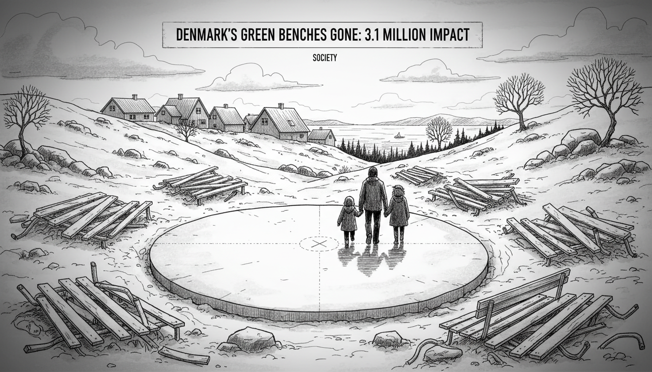 Denmark's Green Benches Gone: 3.1 Million Impact
