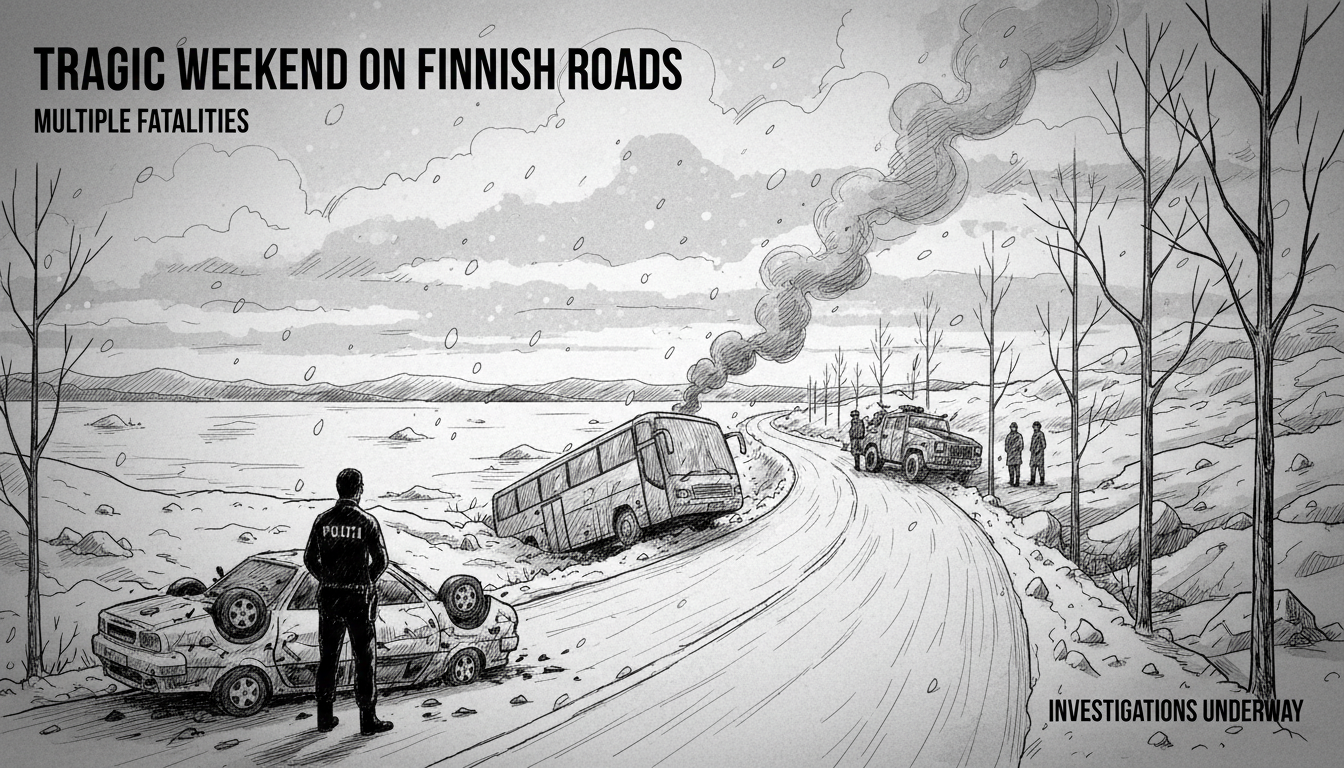 Tragic Weekend Claims Multiple Lives in Finnish Road Accidents