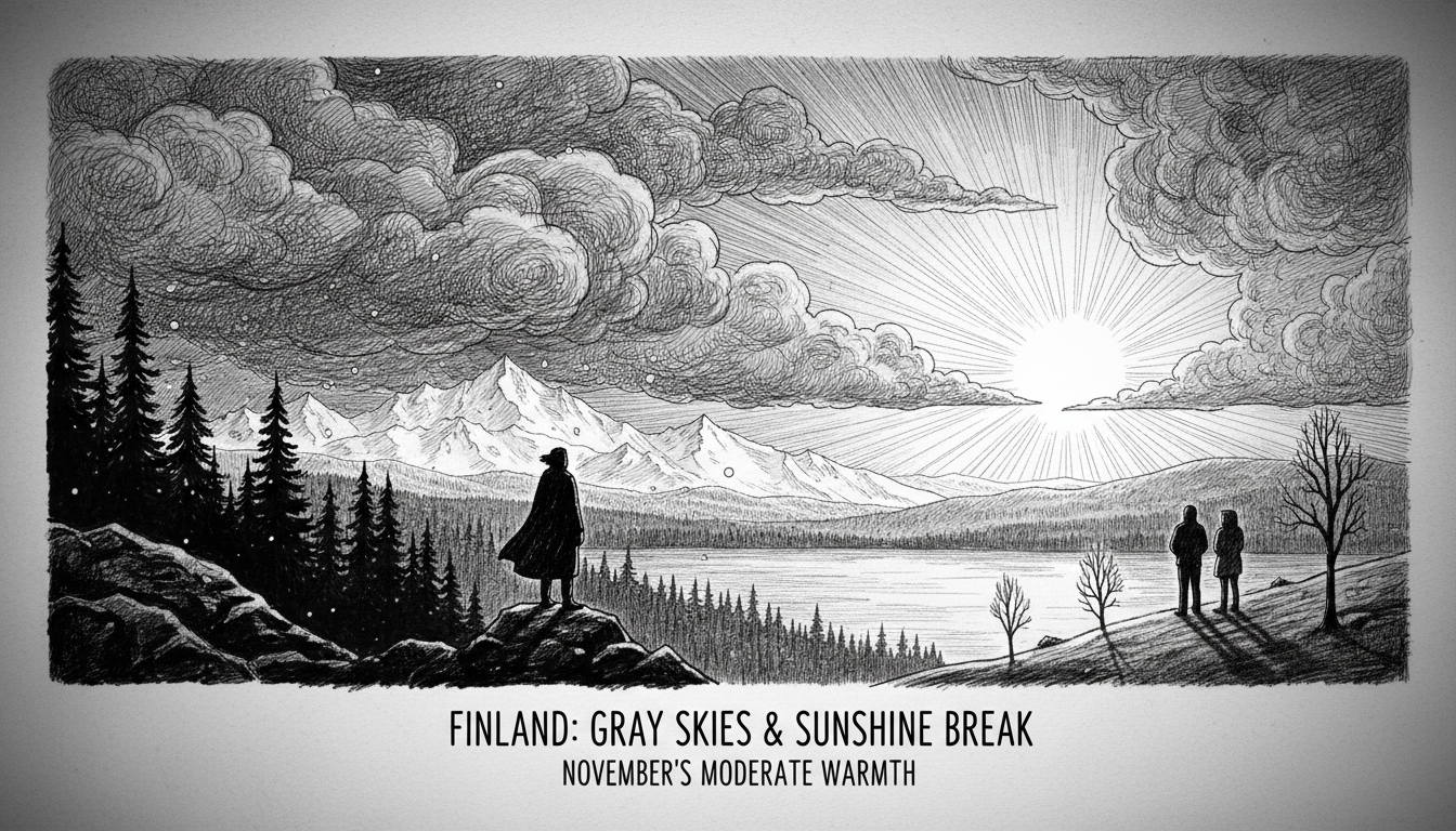 Gray Skies Cover Finland Before Surprise Sunshine Break